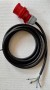 Kabel z vtičem 5 x 1,5 mm2 4m