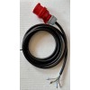 Kabel z vtičem 5 x 1,5 mm2 4m