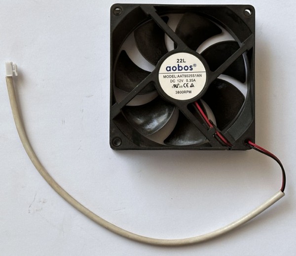 Ventilator 92 x 92 mm 12 V DC