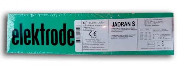 elektrode za elektroobločno varjenje jadran s