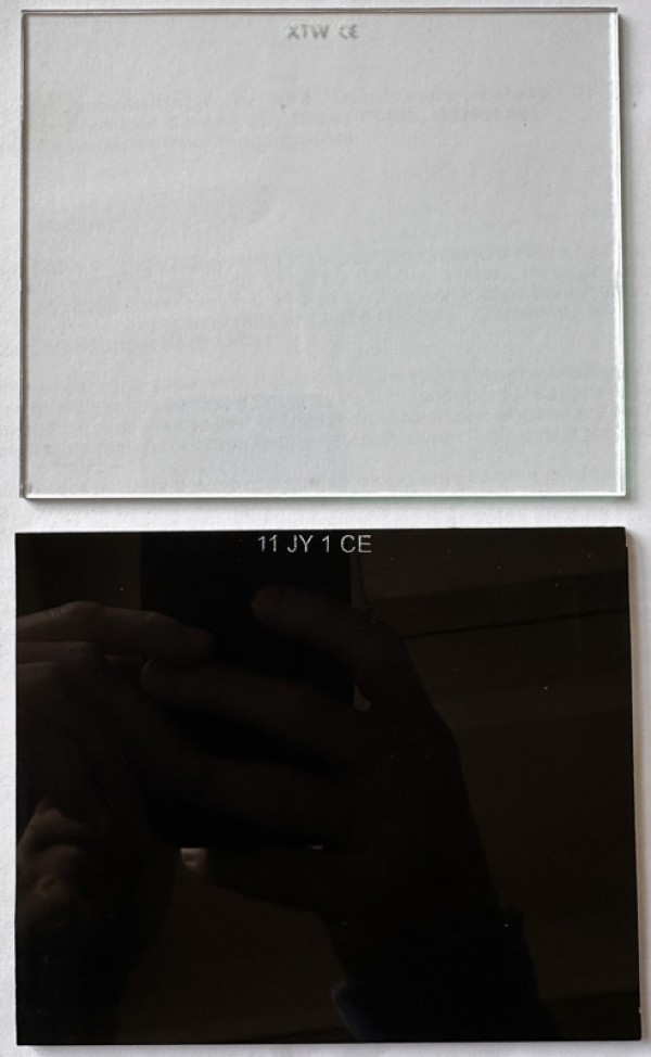 Zaščitno steklo za varilno masko