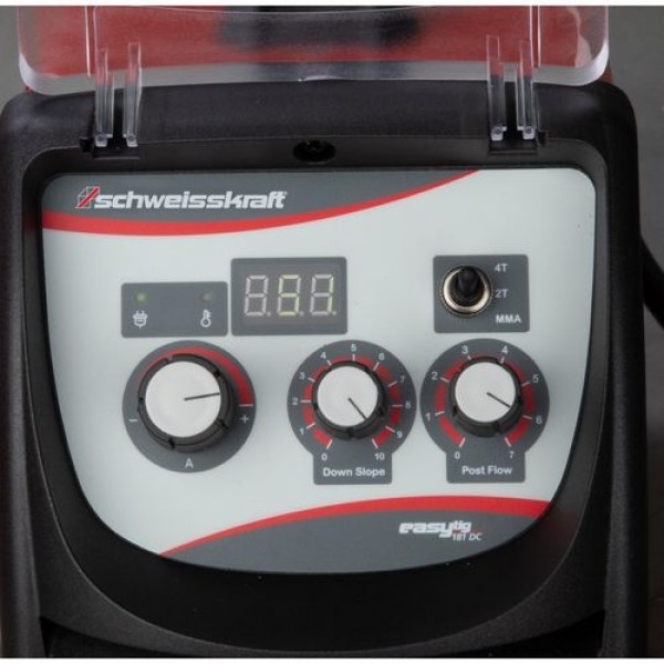 TIG varilni aparat EASY-TIG 181 DC - kontrolni panel